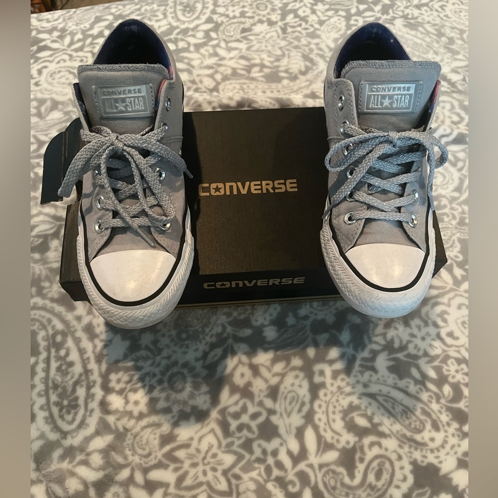 Converse Chuck Taylor All Star Madison Ox Women's Shoes Wolf Grey-White